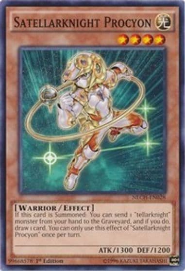 Satellarknight Procyon The New Challengers Yu-Gi-Oh! card