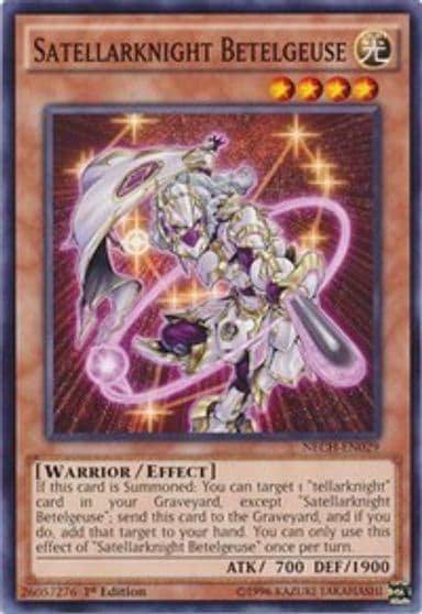 Satellarknight Betelgeuse The New Challengers Yu-Gi-Oh! card