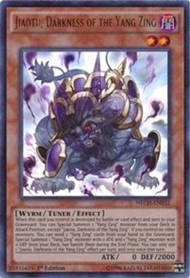 Jiaotu Darkness of the Yang Zing The New Challengers Yu-Gi-Oh! card
