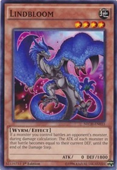 Lindbloom The New Challengers Yu-Gi-Oh! card