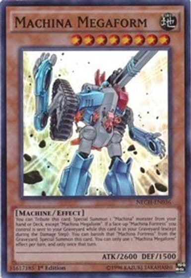 Machina Megaform The New Challengers Yu-Gi-Oh! card