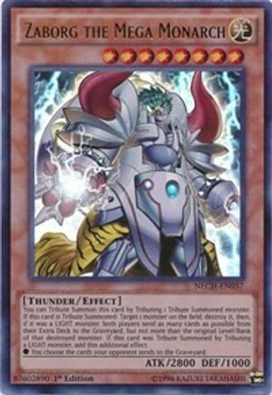 Zaborg the Mega Monarch The New Challengers Yu-Gi-Oh! card