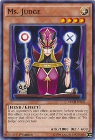 Ms Judge The New Challengers Yu-Gi-Oh! card