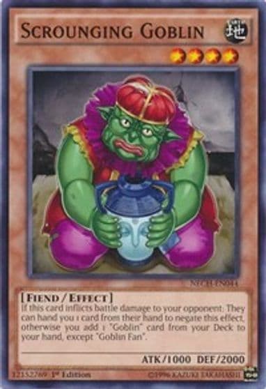 Scrounging Goblin The New Challengers Yu-Gi-Oh! card