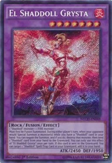 El Shaddoll Grysta The New Challengers Yu-Gi-Oh! card