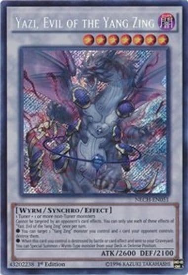 Yazi Evil of the Yang Zing The New Challengers Yu-Gi-Oh! card