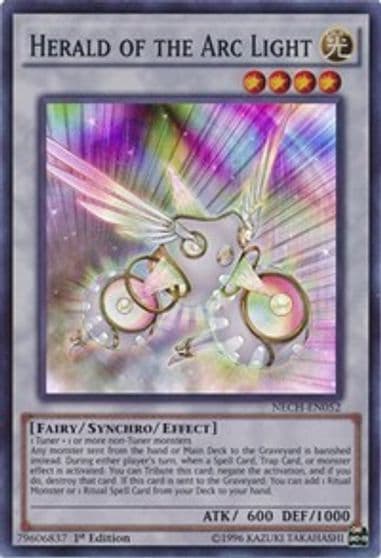 Herald of the Arc Light The New Challengers Yu-Gi-Oh! card