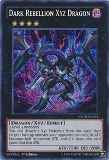 Dark Rebellion Xyz Dragon The New Challengers Yu-Gi-Oh! card