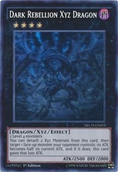 Dark Rebellion Xyz Dragon Ghost Rare The New Challengers Yu-Gi-Oh! card