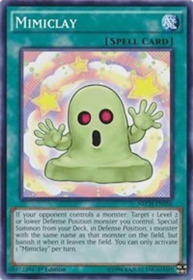 Mimiclay The New Challengers Yu-Gi-Oh! card