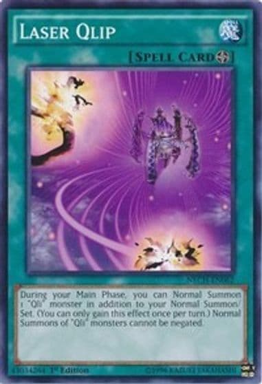 Laser Qlip The New Challengers Yu-Gi-Oh! card