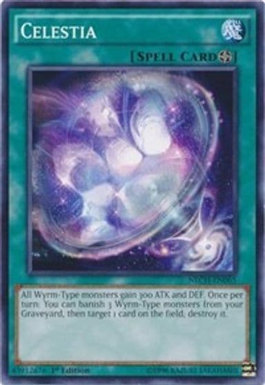 Celestia The New Challengers Yu-Gi-Oh! card