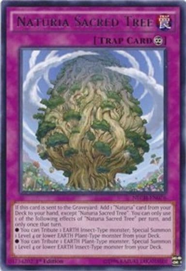 Naturia Sacred Tree The New Challengers Yu-Gi-Oh! card