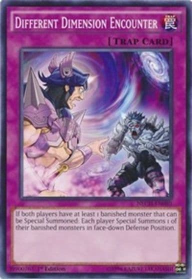 Different Dimension Encounter The New Challengers Yu-Gi-Oh! card