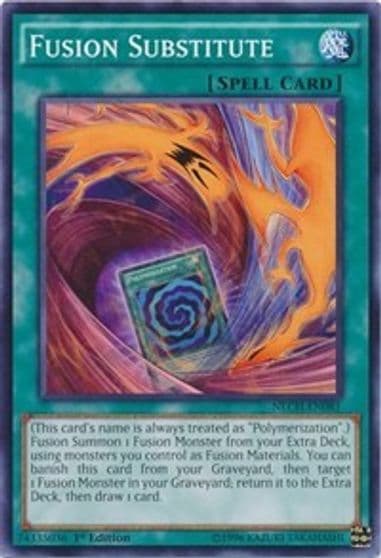 Fusion Substitute The New Challengers Yu-Gi-Oh! card