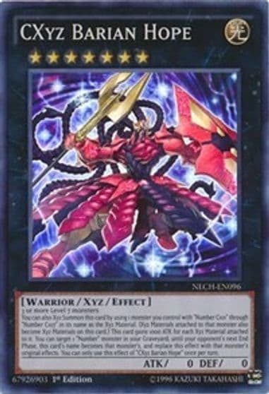 CXyz Barian Hope The New Challengers Yu-Gi-Oh! card