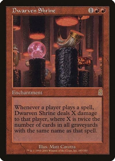 Dwarven Shrine Odyssey Magic card