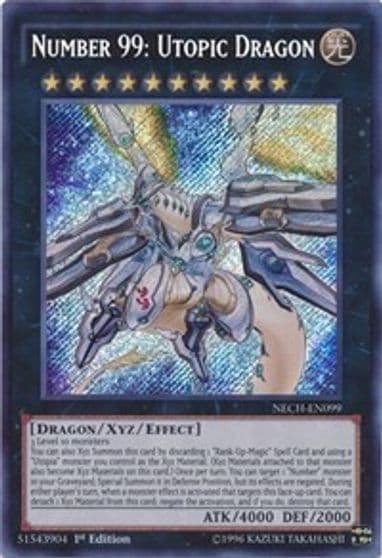 Number 99 Utopic Dragon The New Challengers Yu-Gi-Oh! card