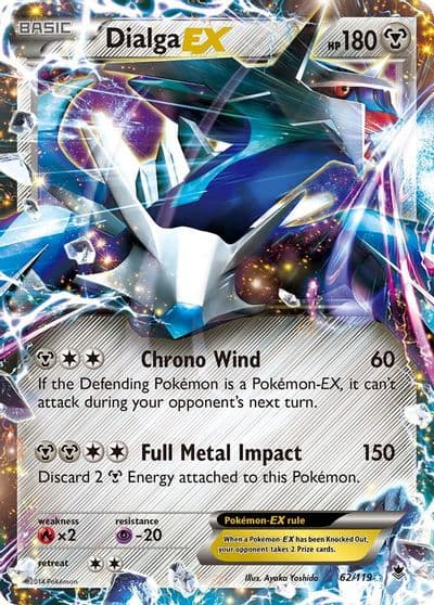 Dialga EX XY - Phantom Forces Pokemon card