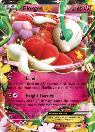 Florges EX XY - Phantom Forces Pokemon card
