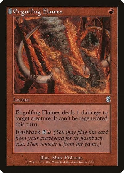 Engulfing Flames Odyssey Magic card