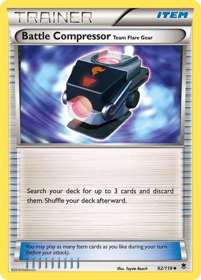 Battle Compressor XY - Phantom Forces Pokemon card