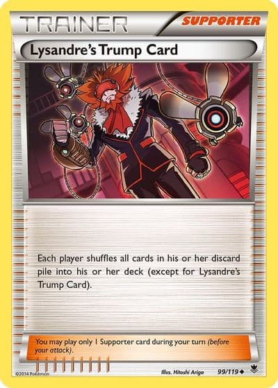 Lysandre's Trump Card XY - Phantom Forces Pokemon card