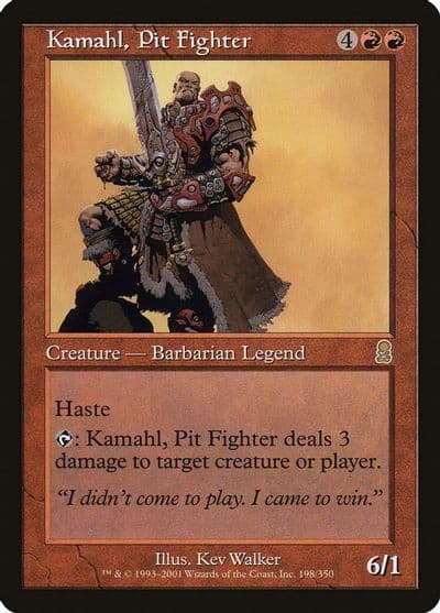 Kamahl Pit Fighter Odyssey Magic card
