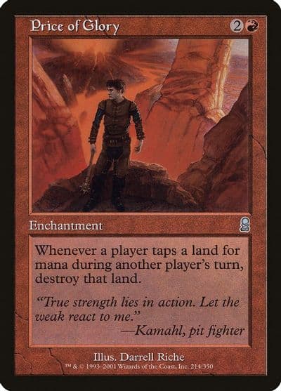 Price of Glory Odyssey Magic card