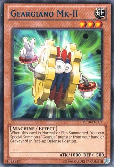 Geargiano Mk II Blue Duelist League Promo Yu-Gi-Oh! card