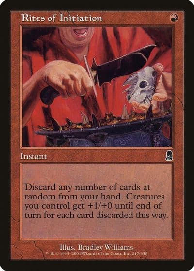Rites of Initiation Odyssey Magic card