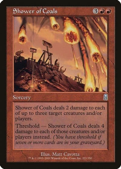 Shower of Coals Odyssey Magic card