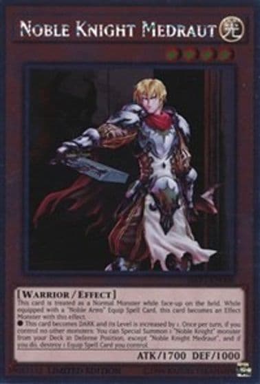 Noble Knight Medraut Noble Knights of the Round Table Box Set Yu-Gi-Oh! card