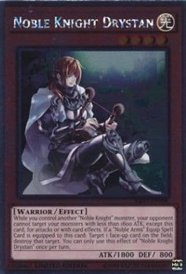 Noble Knight Drystan Noble Knights of the Round Table Box Set Yu-Gi-Oh! card
