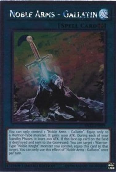 Noble Arms Gallatin Noble Knights of the Round Table Box Set Yu-Gi-Oh! card