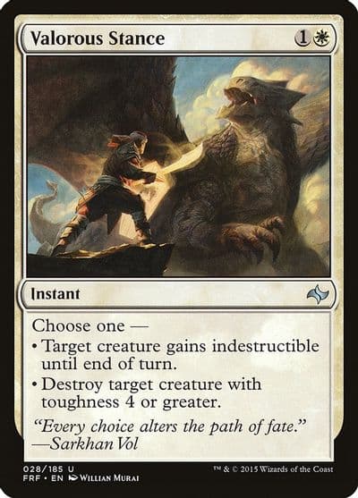 Valorous Stance Fate Reforged Magic card