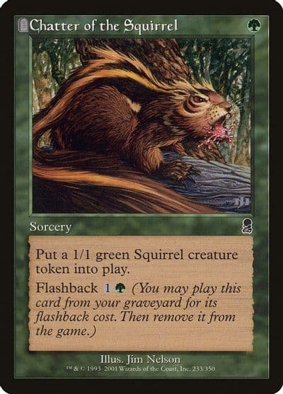 Chatter of the Squirrel Odyssey Magic card