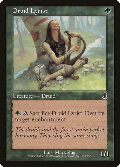 Druid Lyrist Odyssey Magic card