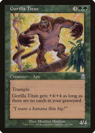 Gorilla Titan Odyssey Magic card