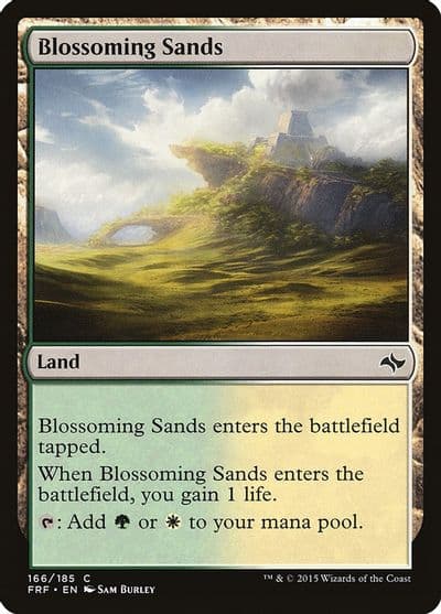 Blossoming Sands Fate Reforged Magic card