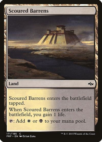 Scoured Barrens Fate Reforged Magic card