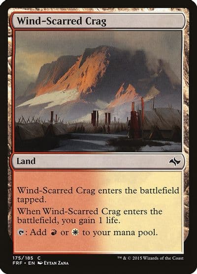 Wind Scarred Crag Fate Reforged Magic card