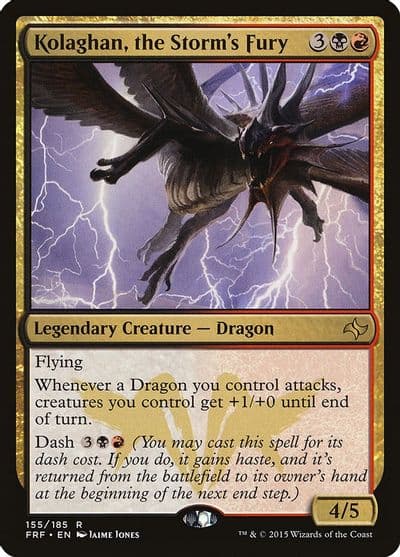 Kolaghan the Storms Fury Fate Reforged Magic card