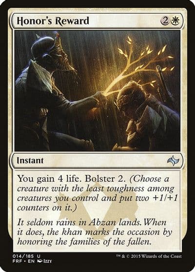 Honors Reward Fate Reforged Magic card