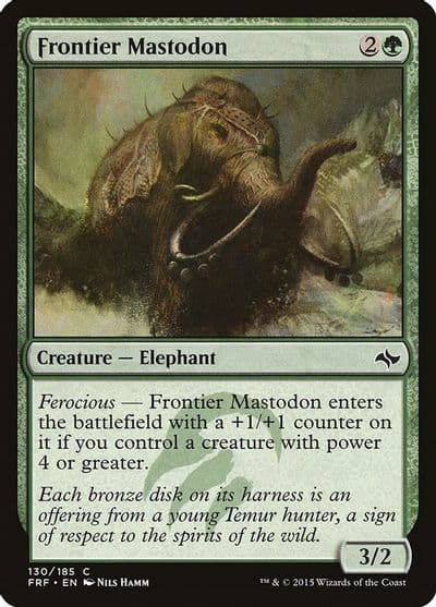 Frontier Mastodon Fate Reforged Magic card