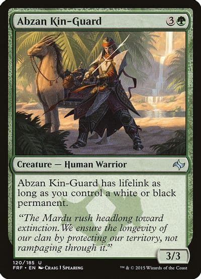 Abzan Kin Guard Fate Reforged Magic card