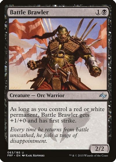 Battle Brawler Fate Reforged Magic card
