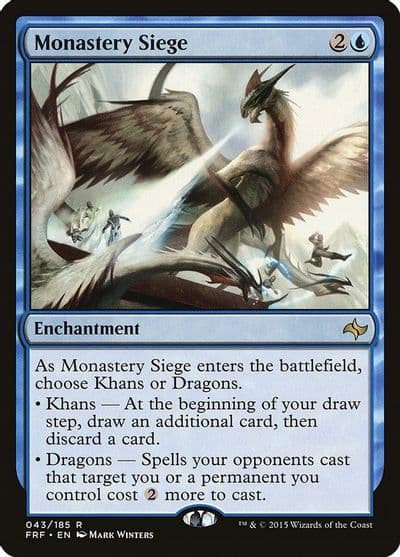 Monastery Siege Fate Reforged Magic card
