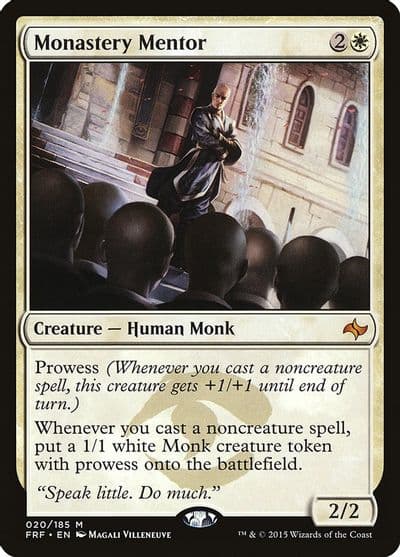 Monastery Mentor Fate Reforged Magic card