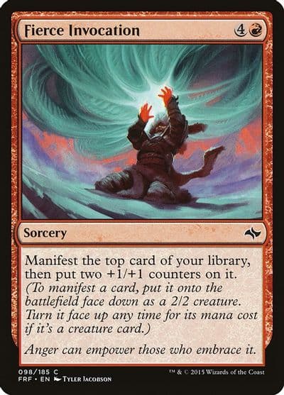 Fierce Invocation Fate Reforged Magic card